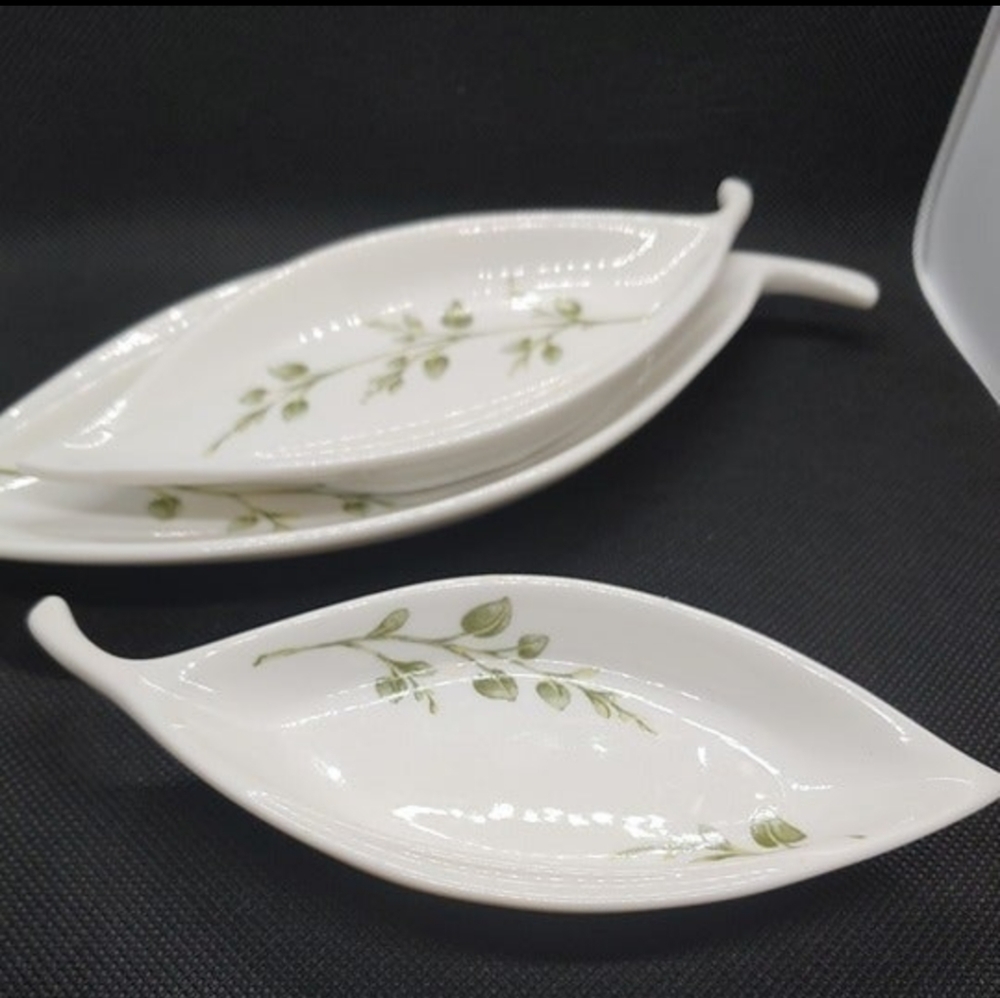 Partylite Ceramic Herbal Spring Nested Set - Picture 3 of 7